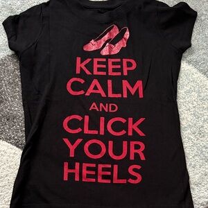 Black and Red Graphic Tee